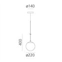Artemide nh 22 Hanglamp