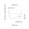 Artemide nh S2 14 suspended lamp