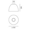 Artemide Nur Mini Gloss Plafonnier