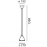 Artemide Pipe Led Lampe à Suspension