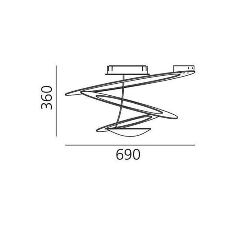 Artemide Pirce Mini Plafondlamp