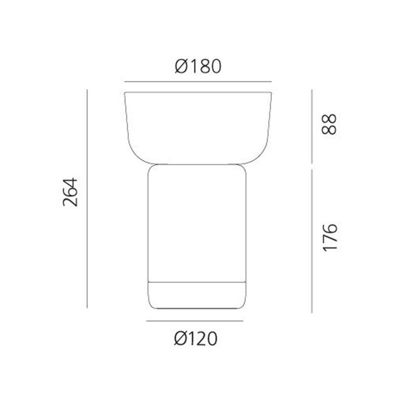 Artemide Bonta' Bowl lampe de table
