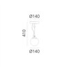 Artemide Nh 14 Ceiling plafonnier