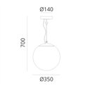 Artemide Nh 35 Ceiling plafondlamp