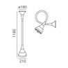 Artemide Pipe Led Wall/Ceiling White Integralis Ceiling lamp / Wall lamp