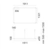 Artemide Alphabet Of Light Rectangular 120 suspension lamp