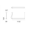 Artemide Dreispitz - 3 Diffused Emission - 120 - Horizontal  lampe à suspension