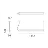 Artemide Dreispitz - 3 Diffused Emission - 150 - Horizontal  Hängelampe