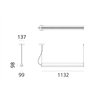 Artemide Dreispitz - 1 Controlled Emission - 120 - Horizontal  Hängelampe