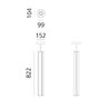 Artemide Dreispitz - 3 Diffused Emission - 90 - Vertical  lampe à suspension