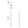 Artemide Dreispitz - 3 Diffused Emission - 120 - Vertical  lampe à suspension