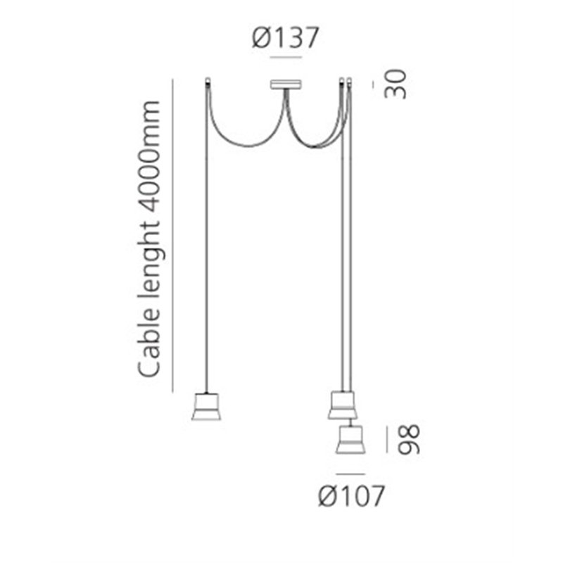 Artemide Gio Light Cluster suspension lamp