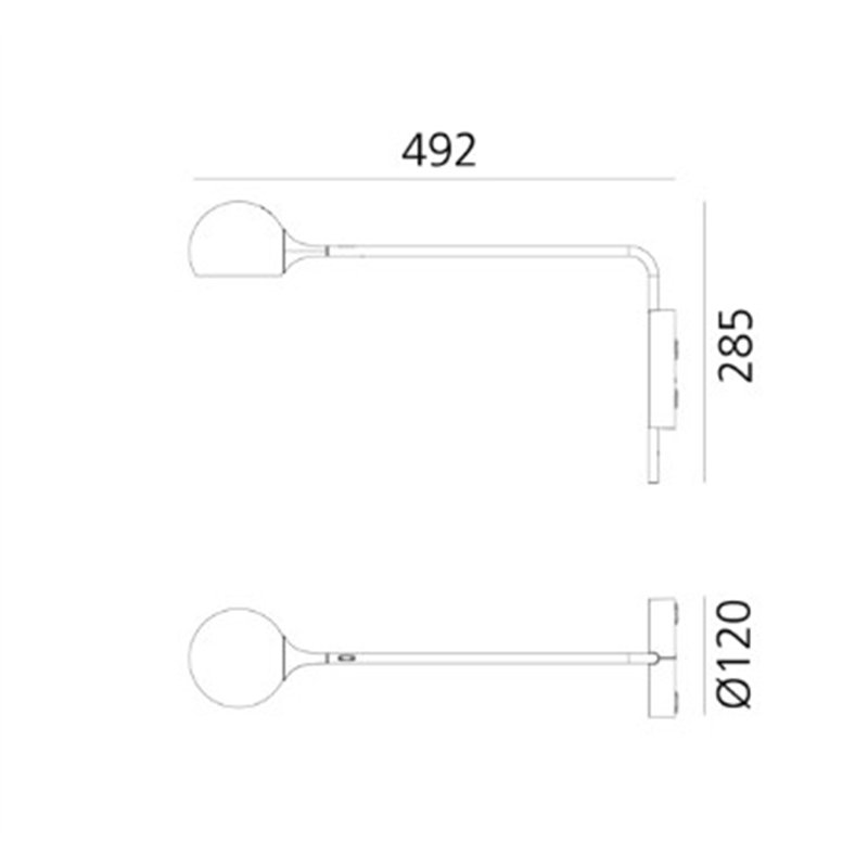 Artemide Ixa wall lamp