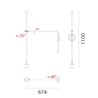 Artemide Ixa Arm Plug applique