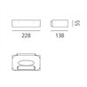 Artemide Melete R7s Wandlampe