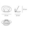 Artemide Pirce Wandlampe
