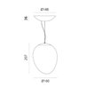Artemide Stellar Nebula 19 lampe à suspension