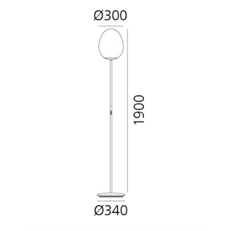 Artemide Stellar Nebula staanlamp