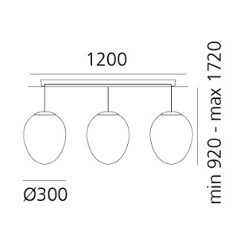 Artemide Stellar Nebula Cluster Linear lampe à suspension