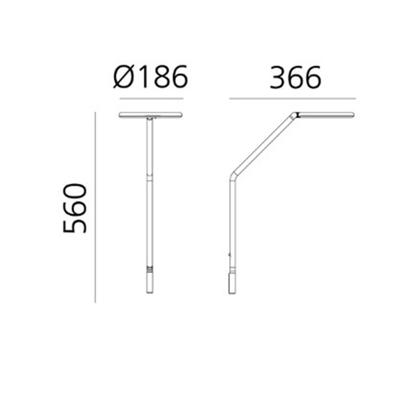 Artemide Vine Light Arm L wandlamp