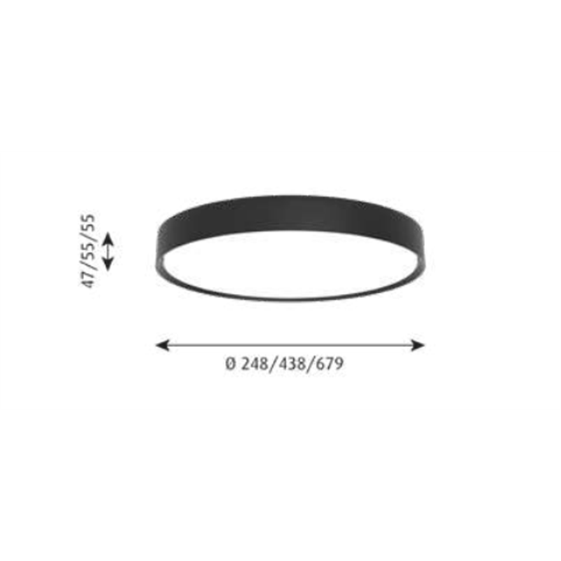 Louis Poulsen Lp Slim Round Surface Mounted Led ⌀250 Plafonnier / Applique