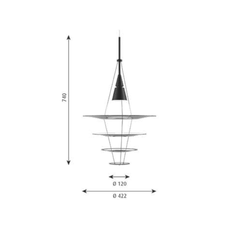Louis Poulsen Enigma 425 Hanglamp
