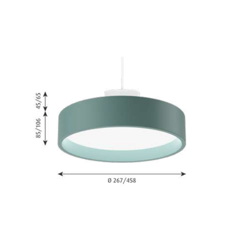 Louis Poulsen Lp Circle Suspended ⌀450 Suspension