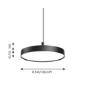 Louis Poulsen Lp Slim Round Suspended ⌀440 Hanglamp
