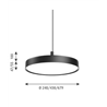 Louis Poulsen Lp Slim Round Suspended ⌀680 Pendant Lamp