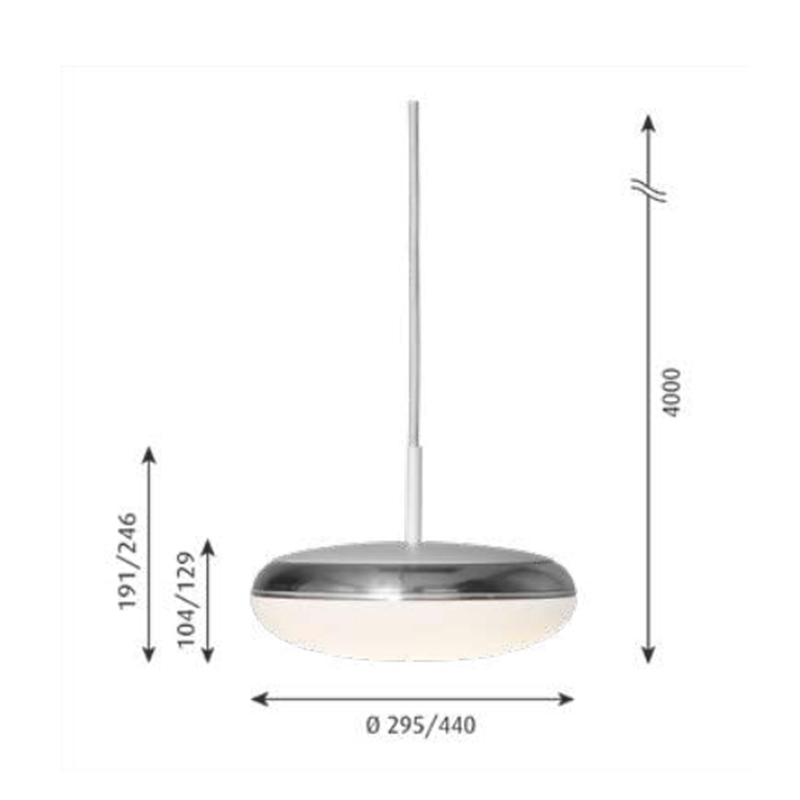 Louis Poulsen Silverback Suspended ⌀295 Hanglamp