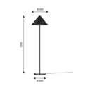 Louis Poulsen Keglen Floor Grondlamp