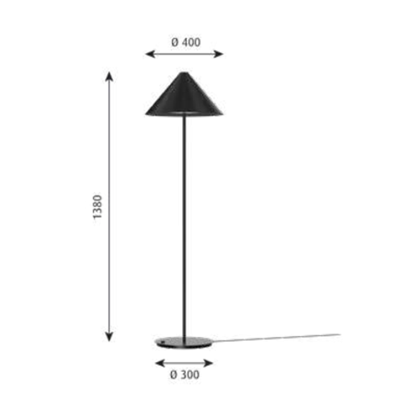 Louis Poulsen Keglen Floor Grondlamp