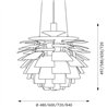 Louis Poulsen Ph Artichoke Glass ⌀720 Suspension