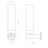 Astro Tube 120 Wandlampe
