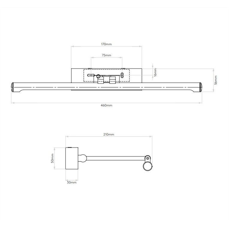 Astro Goya 460 Led Wandlamp