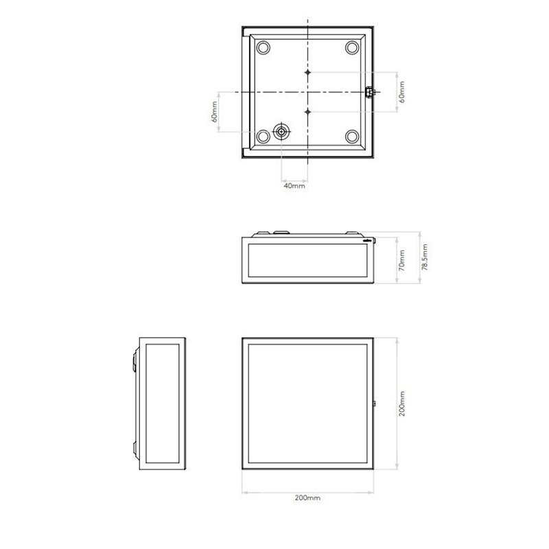 Astro Mashiko 200 Square Deckenlampe