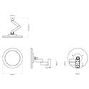 Astro Niimi Round Led Wandlamp
