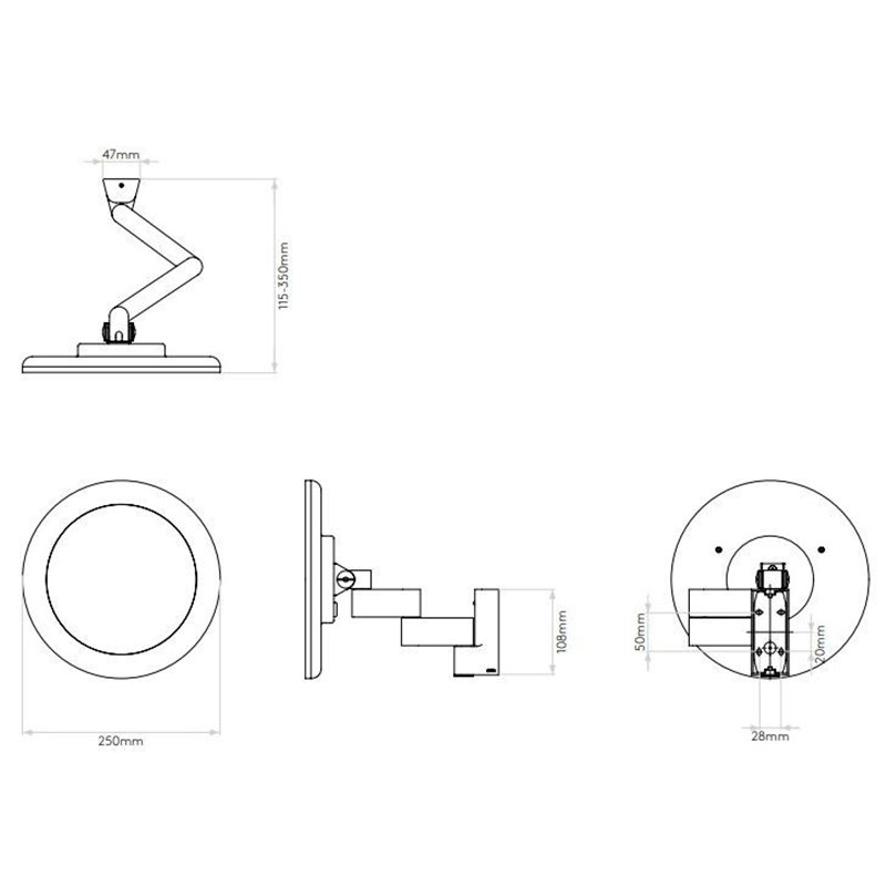 Astro Niimi Round Led Wandlamp