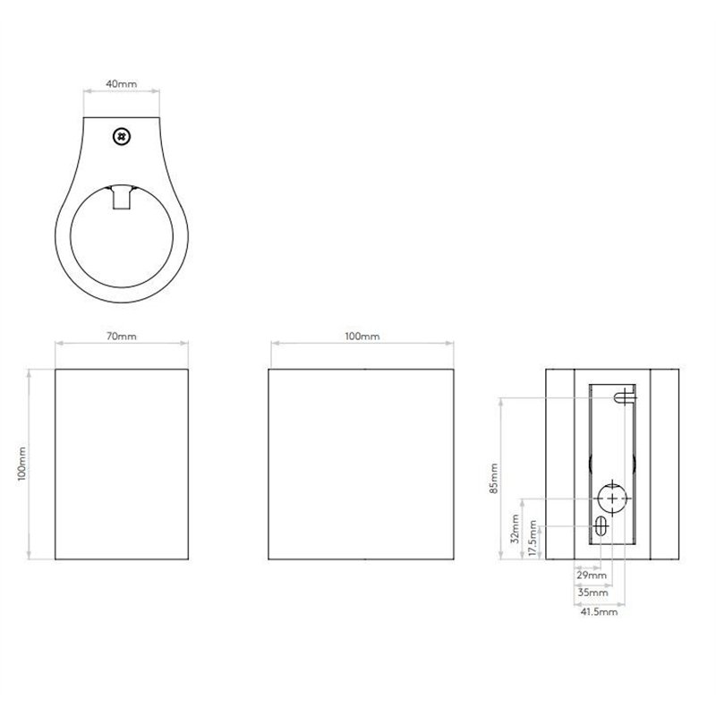 Astro Pero Wandlampe