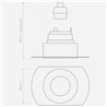 Astro Trimless Round Fixed recessed spot