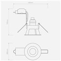 Astro Minima Round Fixed Inbouwspot
