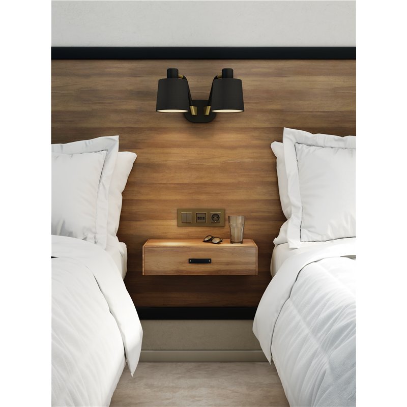 Astro Edward Twin Wandlamp