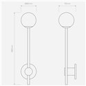 Astro Orb Single Wandlamp