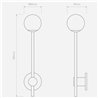 Astro Orb Single wall lamp