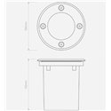 Astro Gramos Round Grondlamp