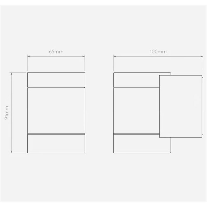 Astro Dartmouth Single Led wall lamp