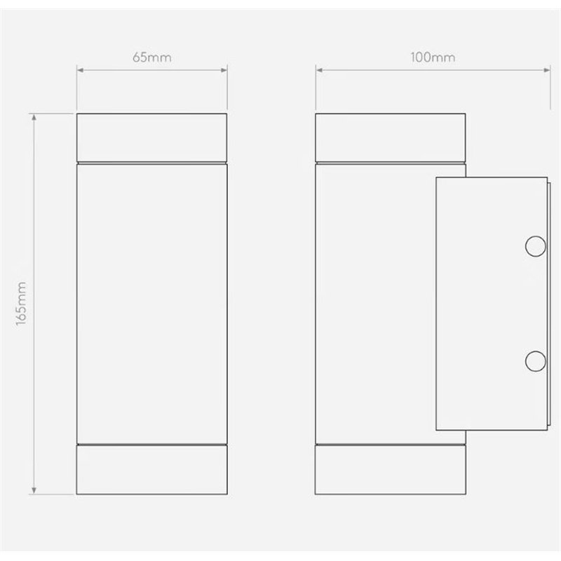Astro Dartmouth Twin Led wall lamp