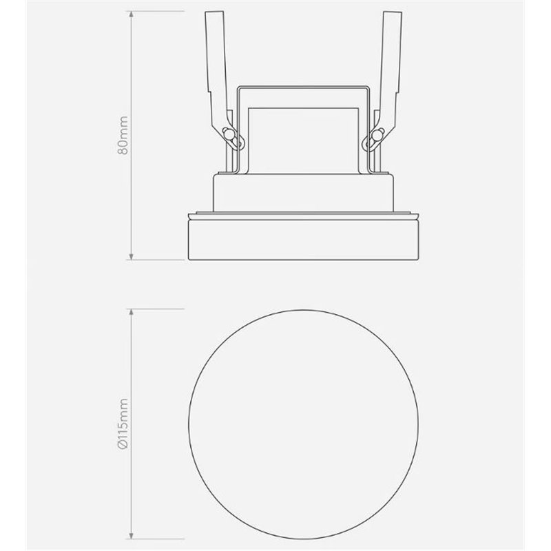 Astro Vancouver Round Inbouwspot