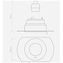 Astro Trimless Round Adjustable Inbouwspot