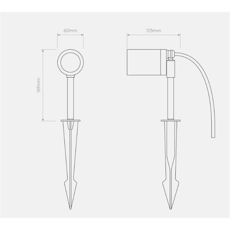 Astro Dartmouth Spike Spot garden lamp